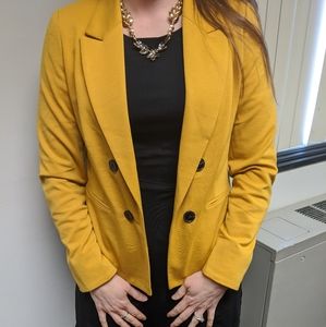 Mustard yellow blazer